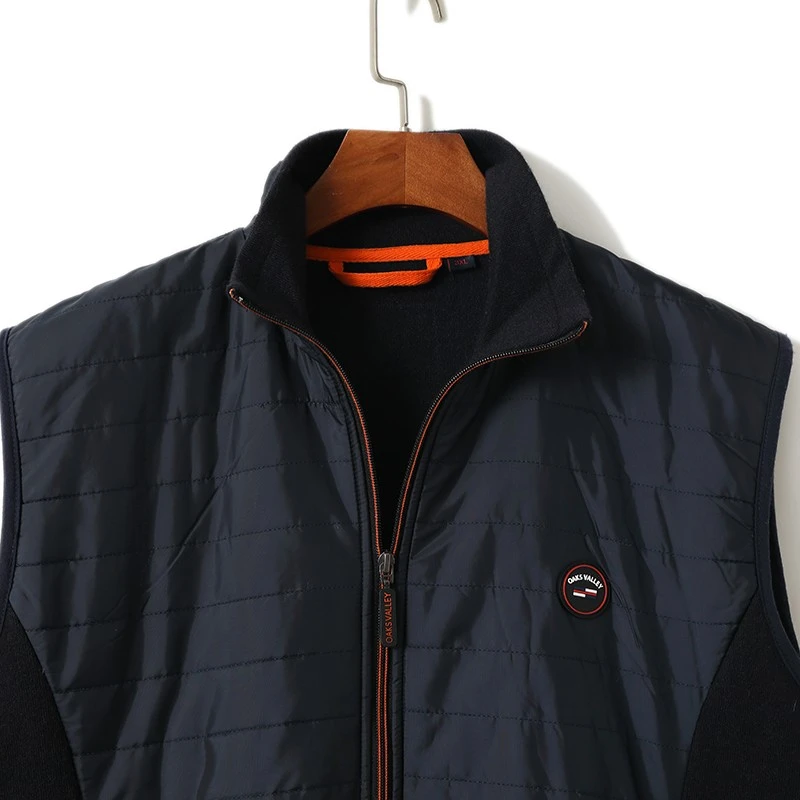 Black Winter Vest For Men OEM&ODM