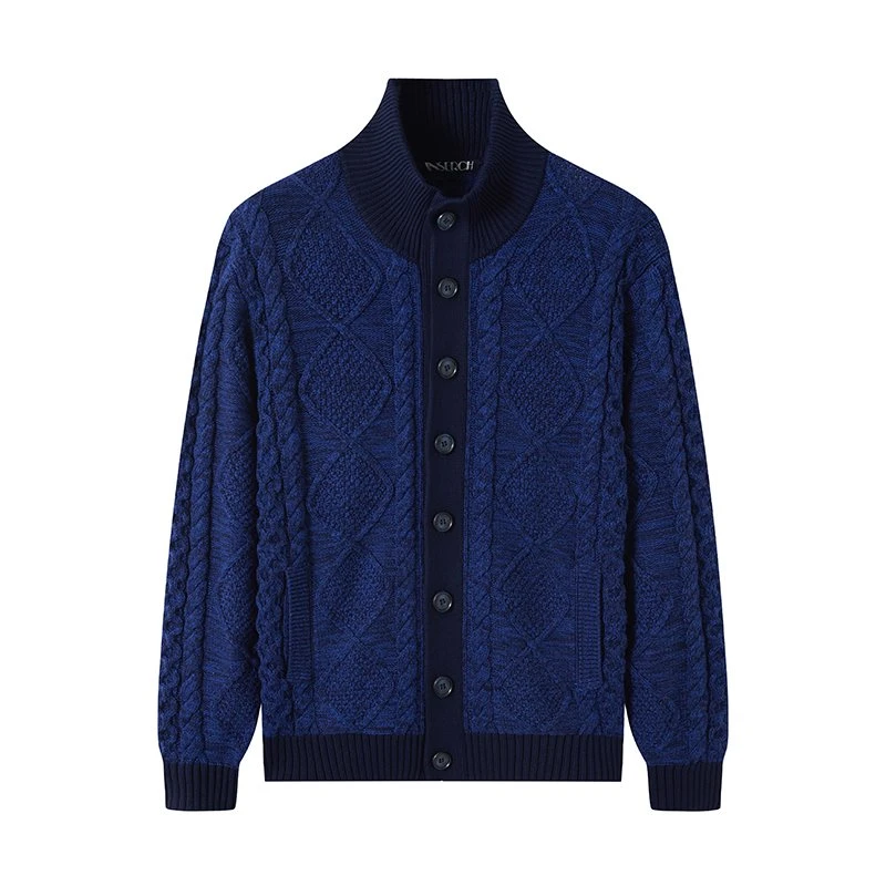 Cable Knit Button Up Sweater
